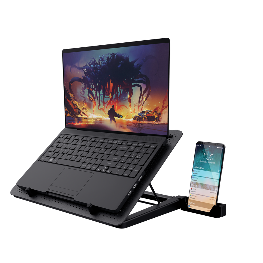 Trust GXT 1125 Quno cooling stand side view