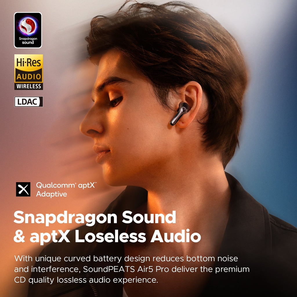 SOUNDPEATS Air5 Pro Hi-Res audio feature