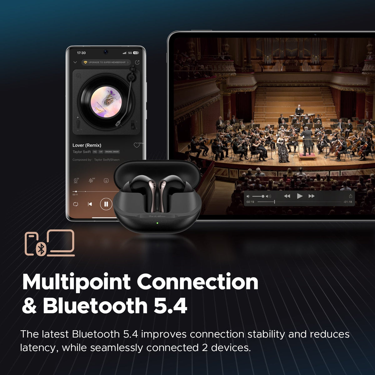 SOUNDPEATS Air5 Pro call and microphone feature