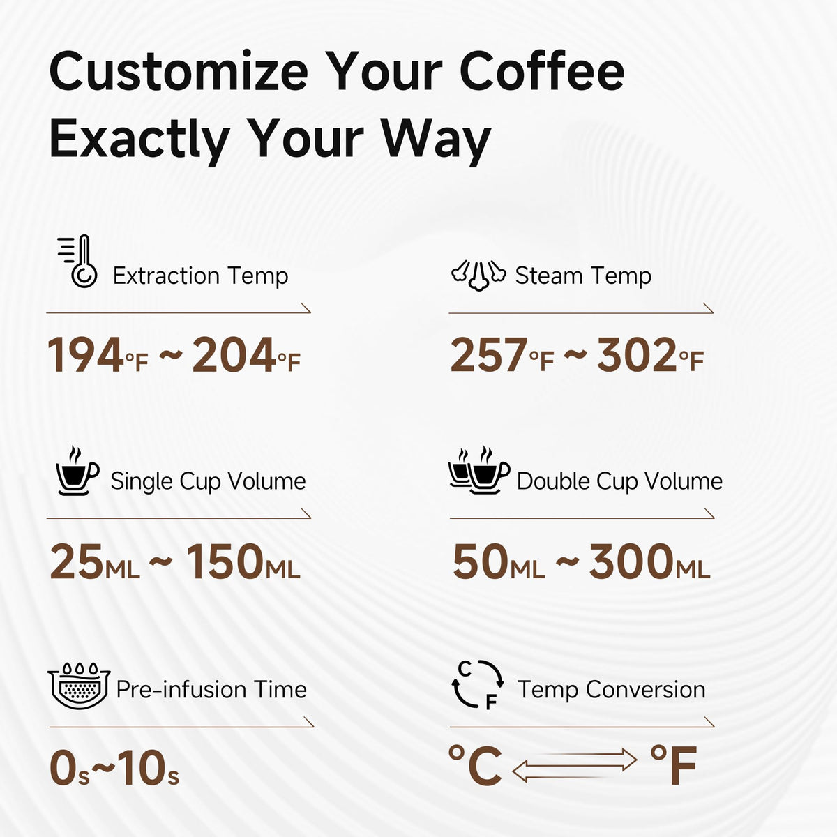 HiBREW H10A espresso machine front view