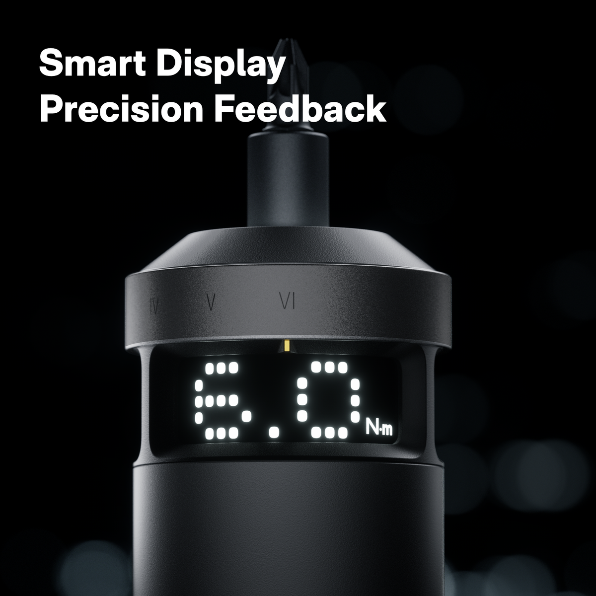 HOTO PixelDrive Cordless Screwdriver smart display