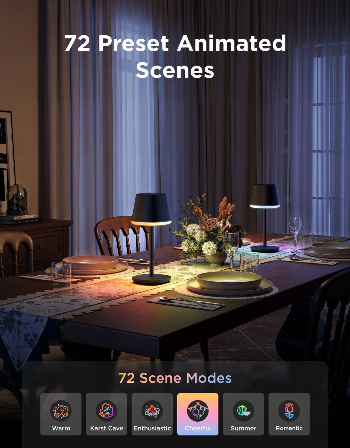 Govee H1741 table lamp lifestyle view