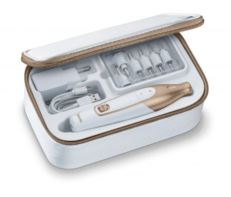Beurer MP 64 manicure pedicure set with storage pouch
