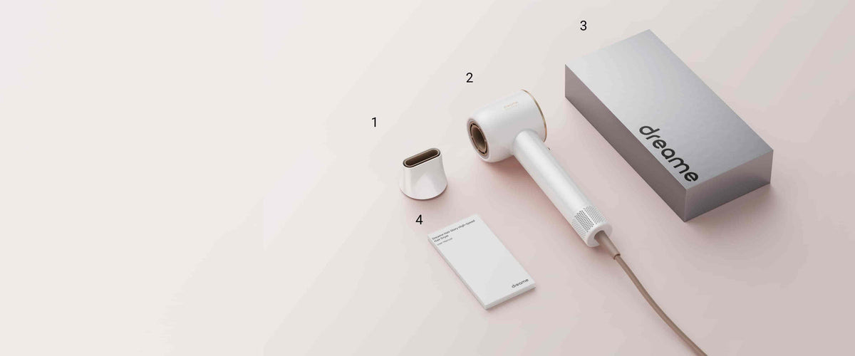 Dreame Hair Glory hair dryer and smoothing nozzle