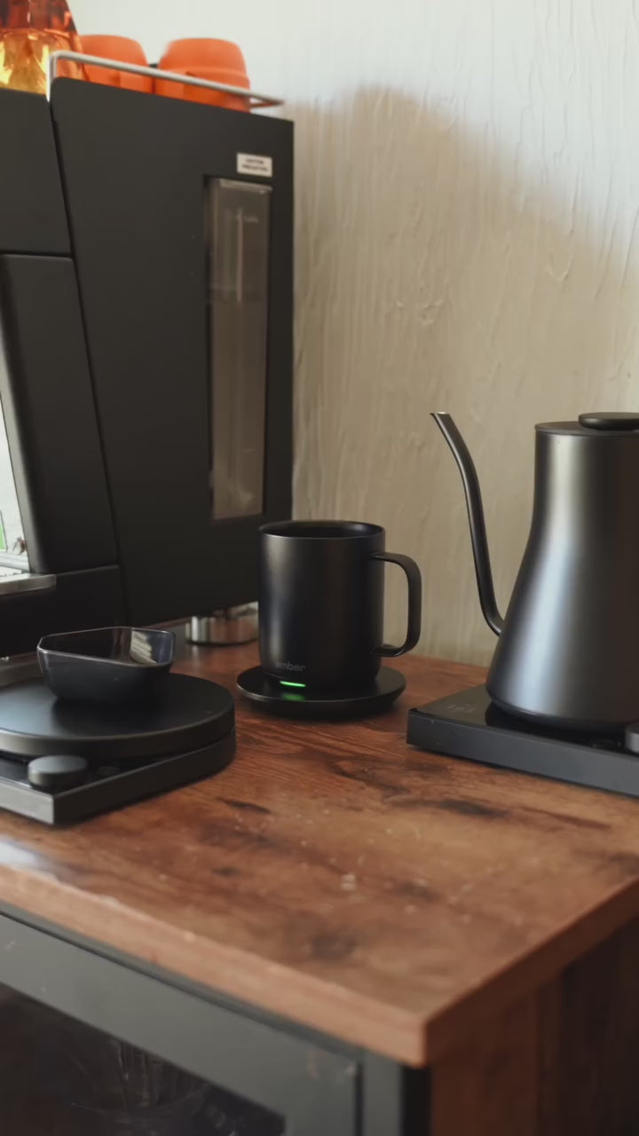Ember Mug 2 smart heated mug in use