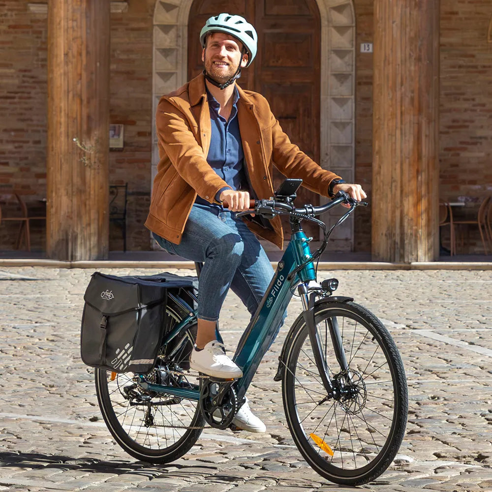 Fiido C11 Pro electric city bike urban lifestyle view