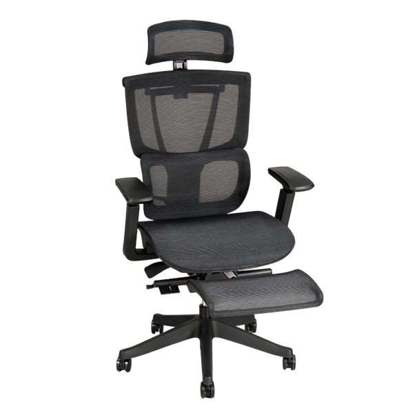 FlexiSpot C7 ergonomic office chair with footrest