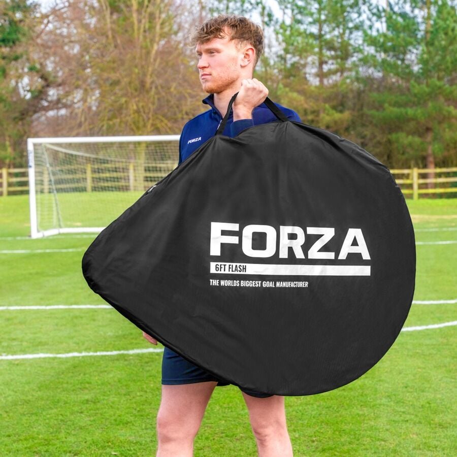 FORZA Flash pop-up soccer goals with carry bag