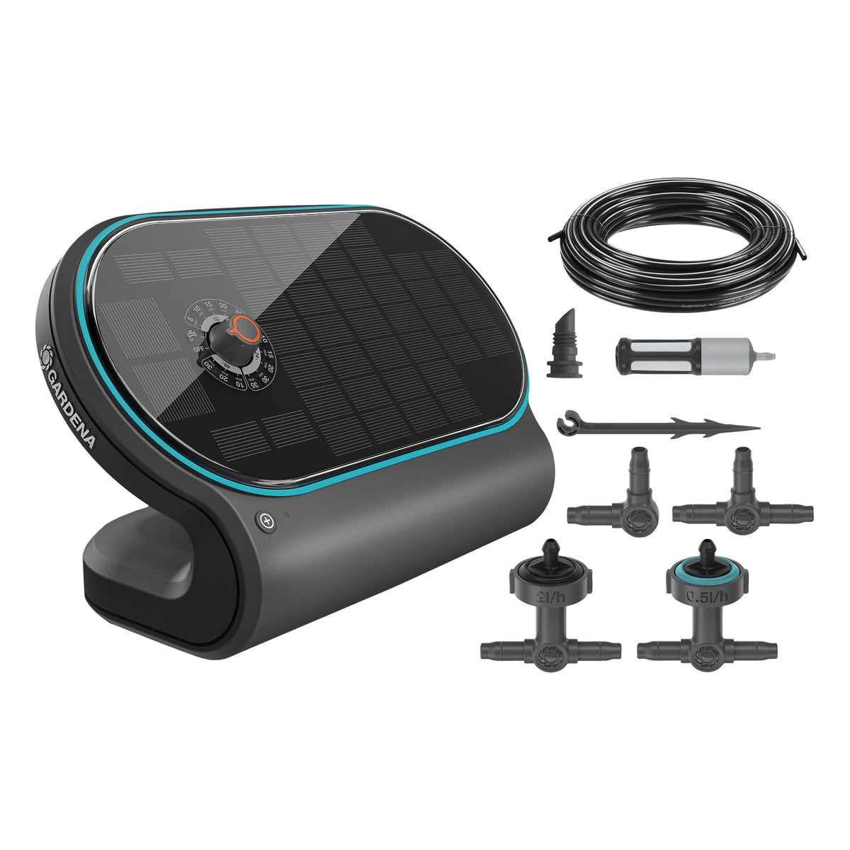 GARDENA AquaBloom solar watering set