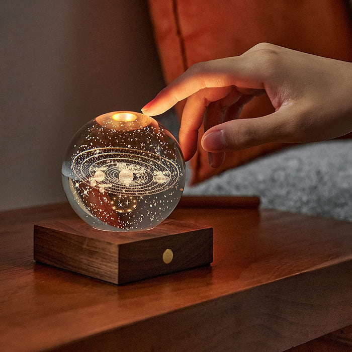 Gingko Amber Crystal Galaxy light