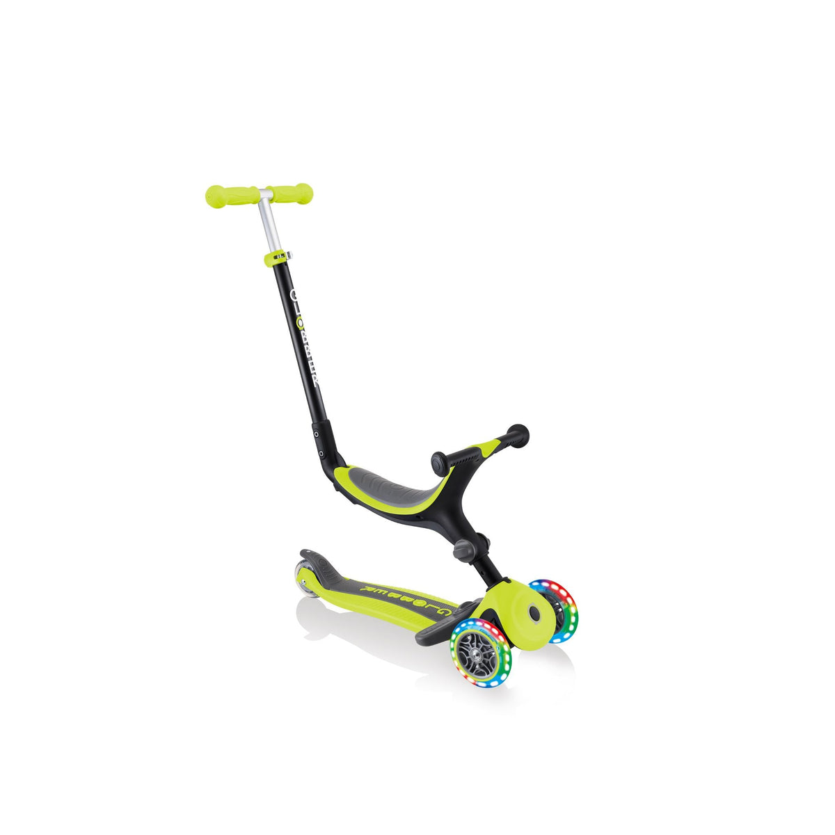 Globber GO UP Foldable Plus Lights ride-on mode