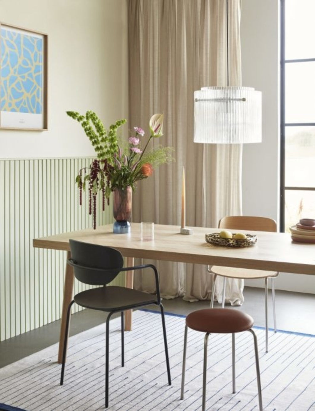 Hübsch Acorn oak dining table lifestyle