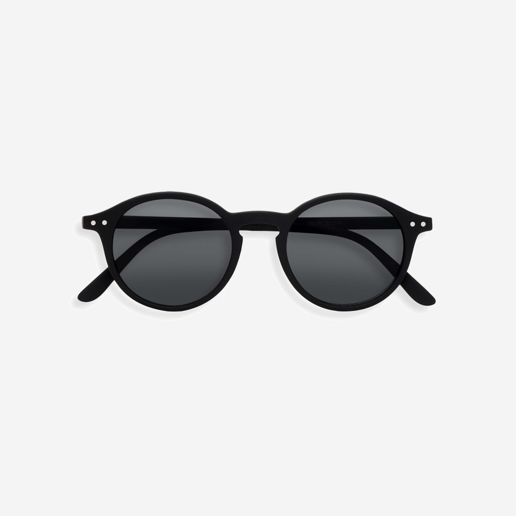 IZIPIZI #D Black sunglasses front view