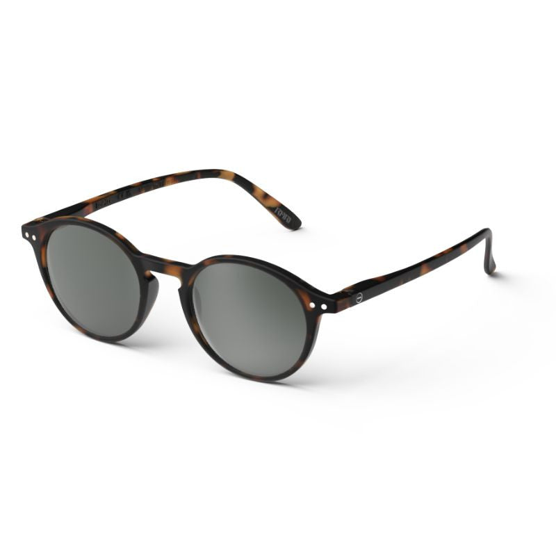 IZIPIZI Sun #D Tortoise sunglasses angled view