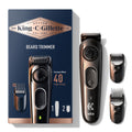 King C. Gillette Beard Trimmer with precision wheel and combs