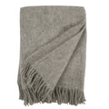 Klippan Yllefabrik Gotland Natural Grey wool throw