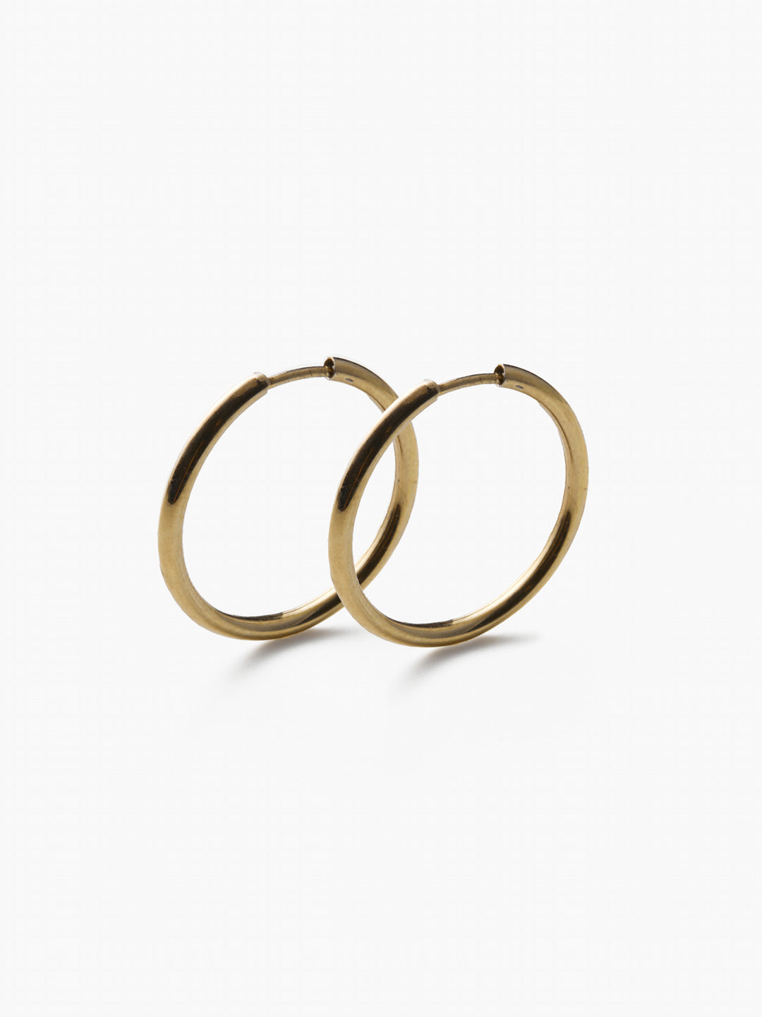 Maria Black Senorita 20 yellow gold hoop earrings alternate product view