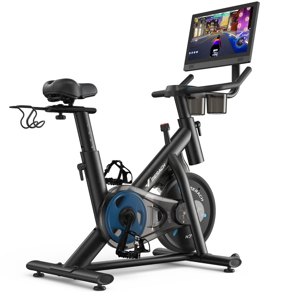 MERACH S26 Aura exercise bike with 15.6 inch screen