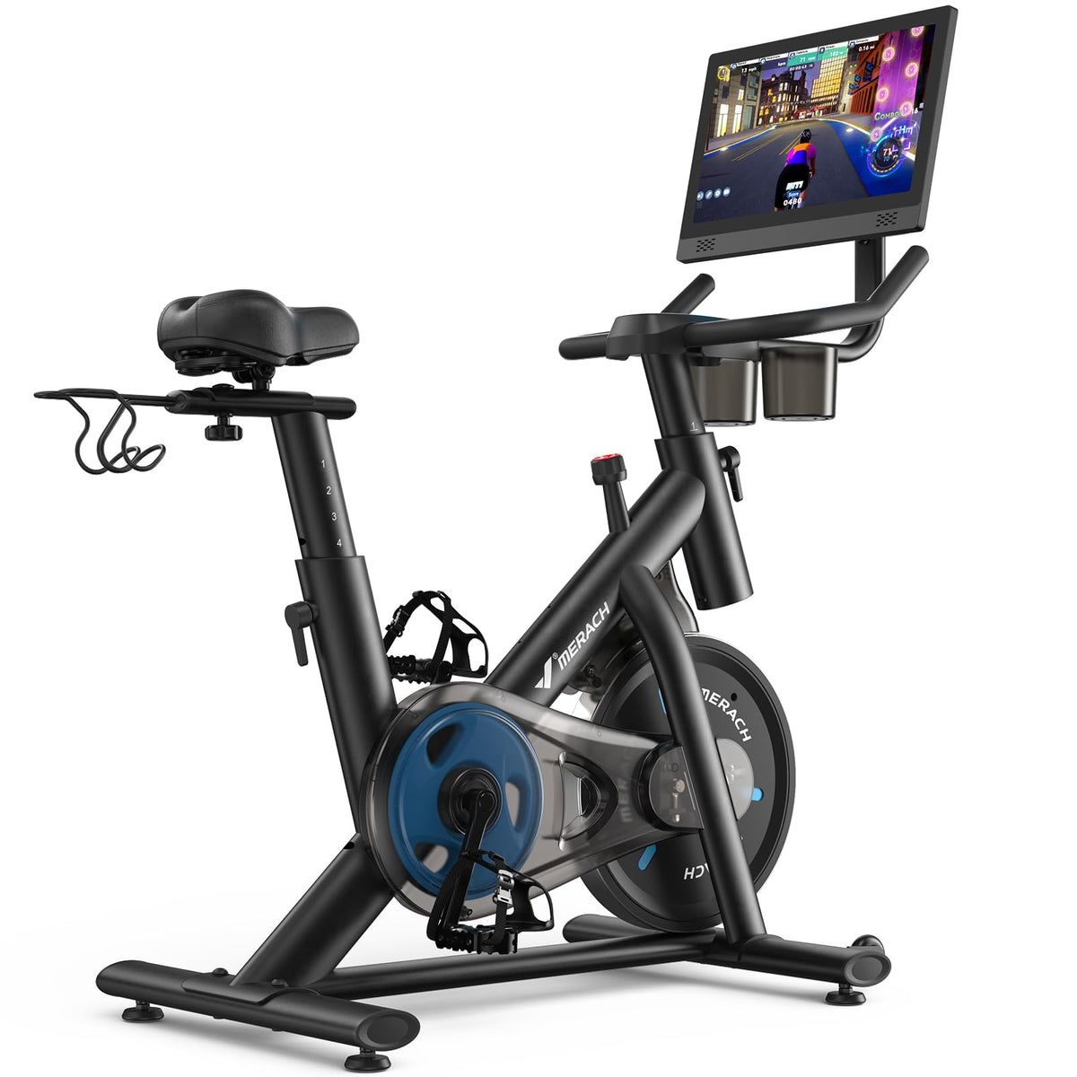MERACH S26 Aura exercise bike with 15.6 inch screen