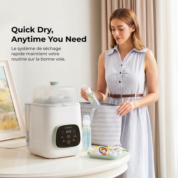 Momcozy KleanPal Pro bottle washer in home use