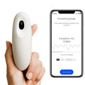 Moonbird handheld guided breathing device with app