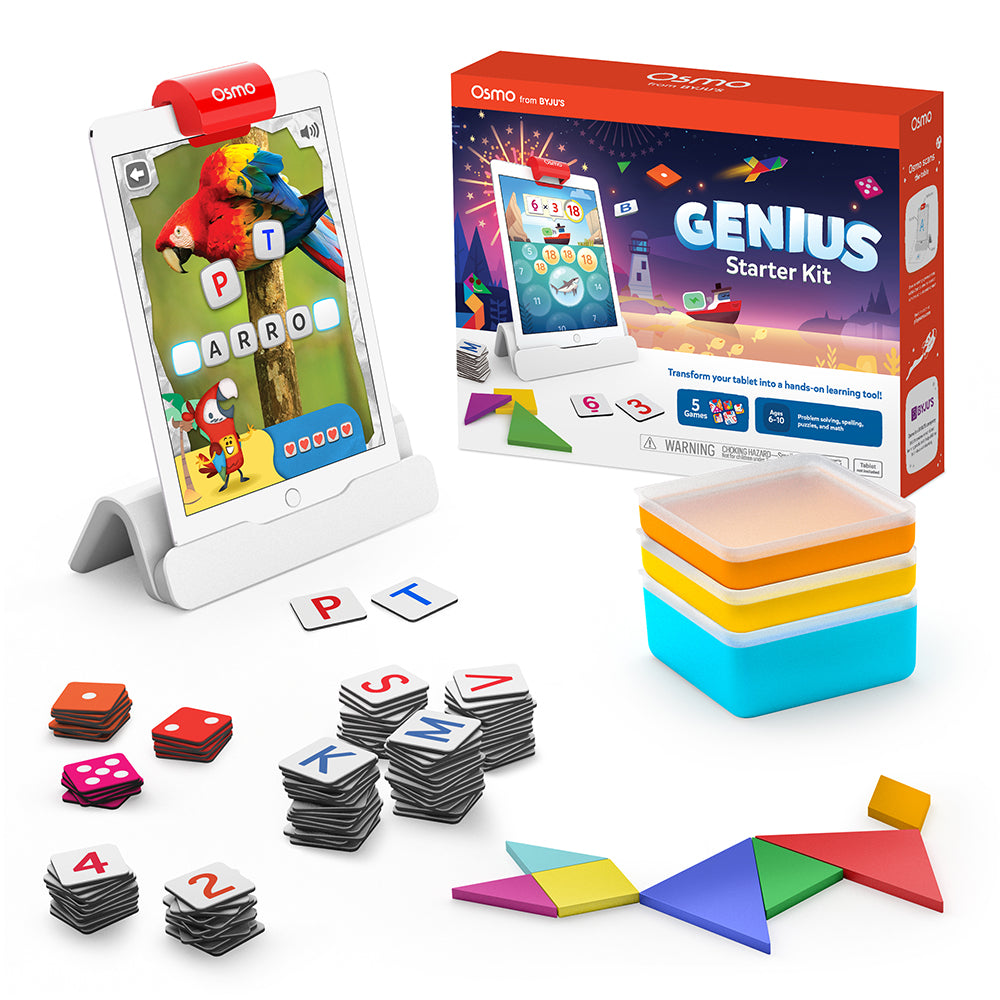 Osmo Genius Starter Kit hands-on learning with iPad