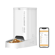 PETKIT Fresh Element Solo feeder with app meal plan interface