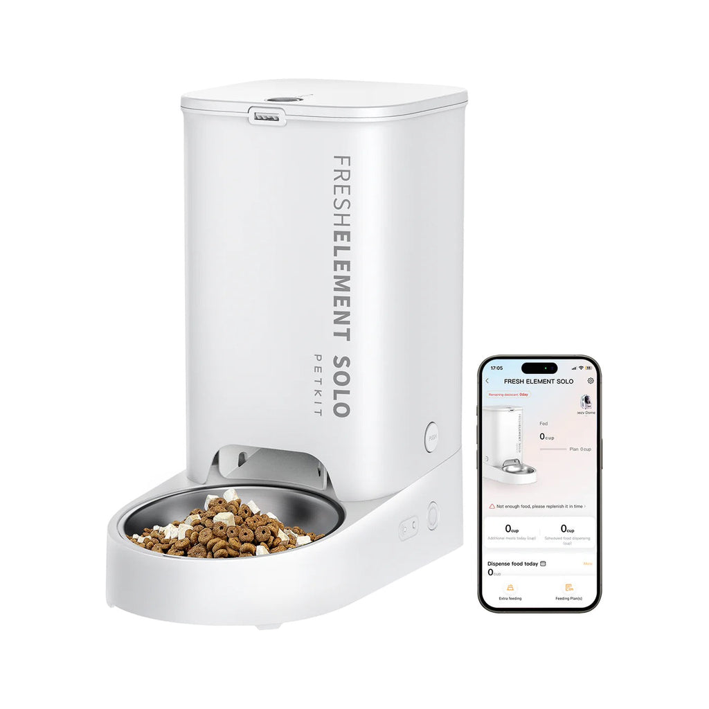 PETKIT Fresh Element Solo automatic feeder with mobile app