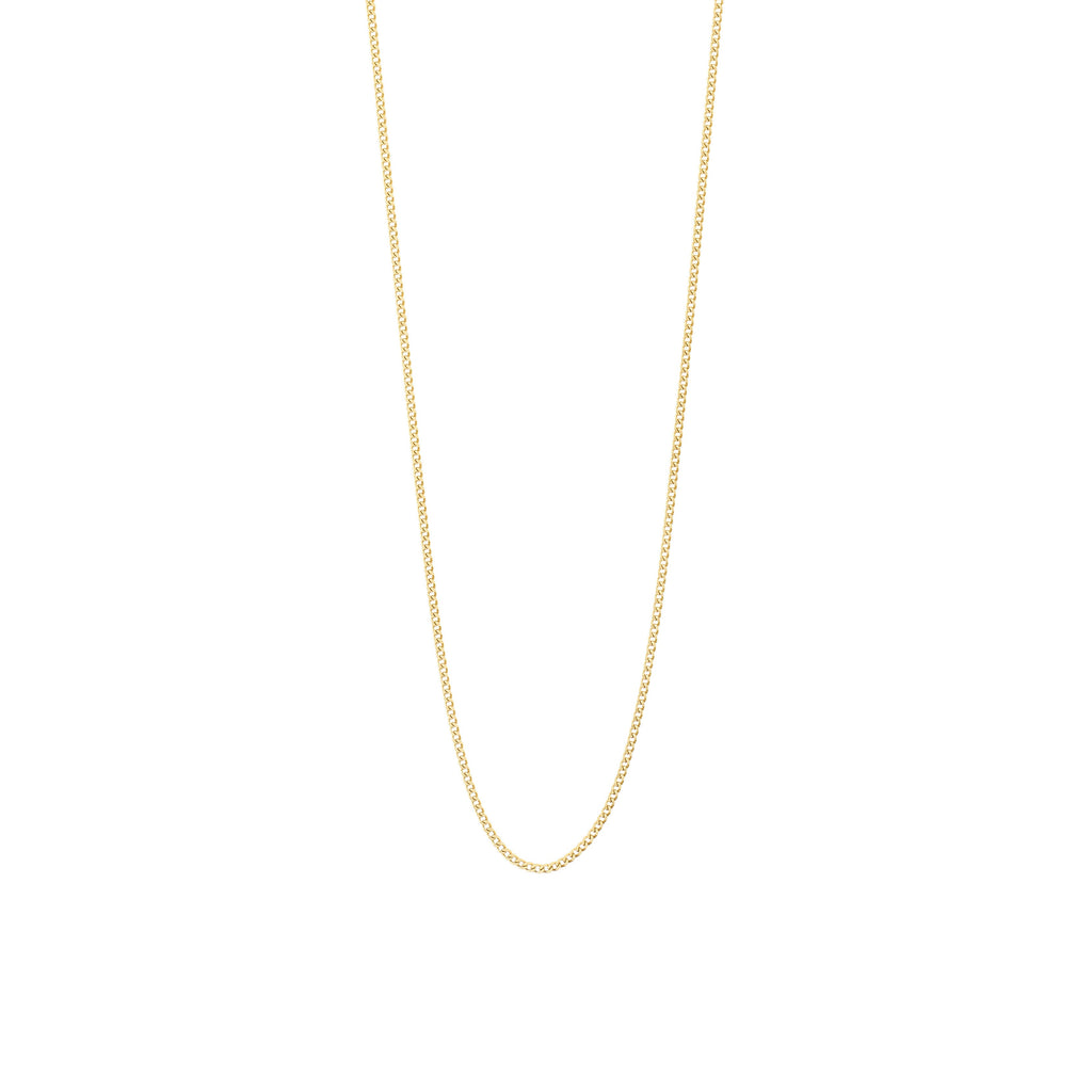 Pilgrim NIVO gold-plated ultra-slim curb chain necklace