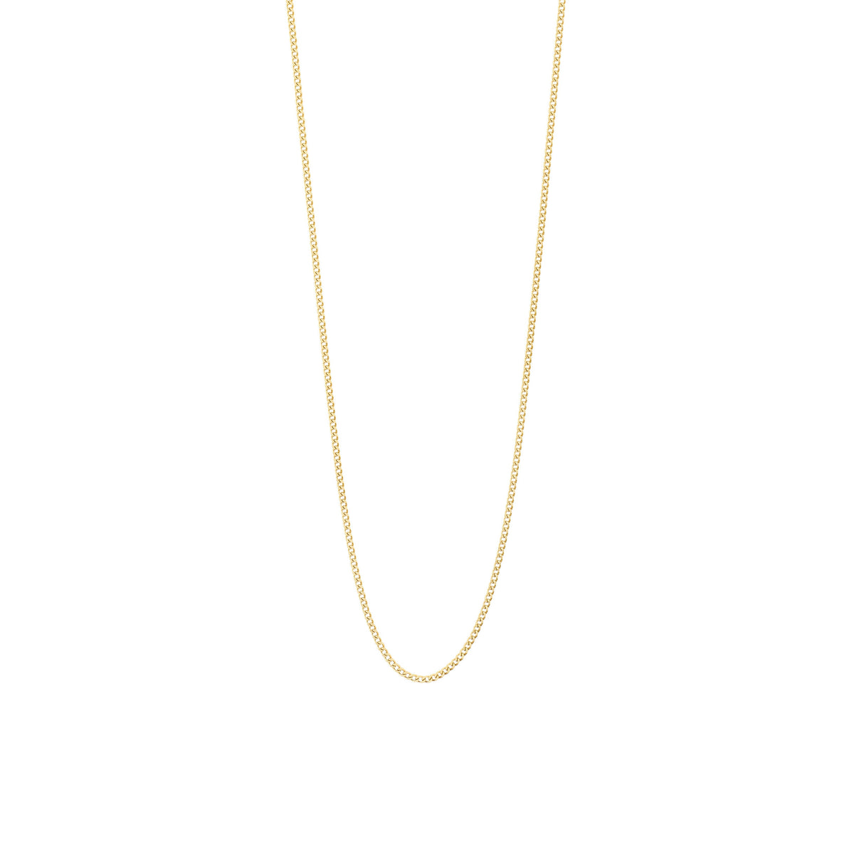 Pilgrim NIVO gold-plated ultra-slim curb chain necklace