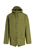 Rains Jacket olive green waterproof unisex rain jacket