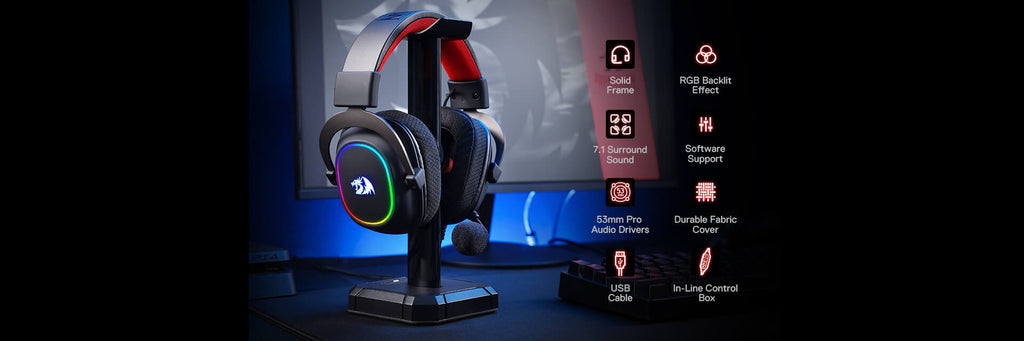 Redragon H510 ZEUS-X headset side view