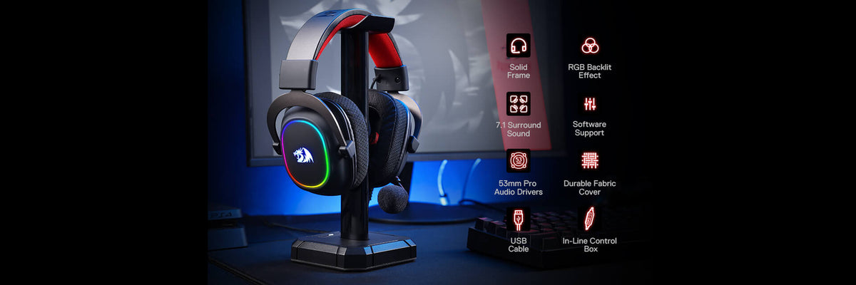 Redragon H510 ZEUS-X headset side view