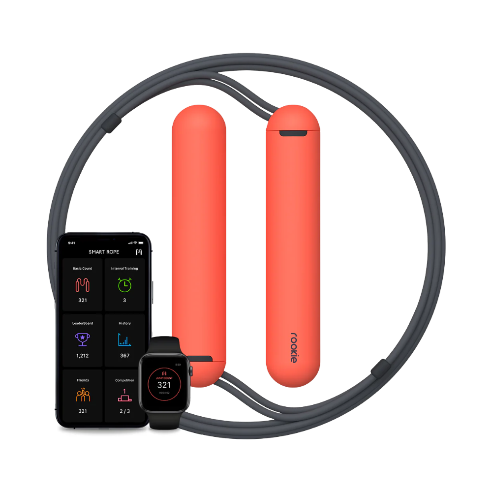 Tangram SmartRope Rookie coral with app