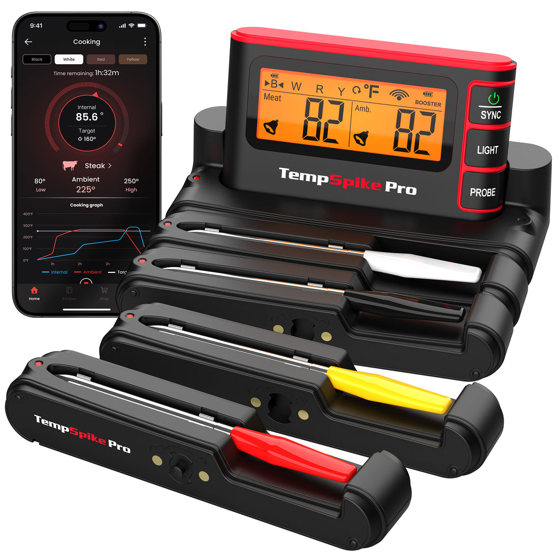 ThermoPro TempSpike Pro TP980 four-probe wireless thermometer
