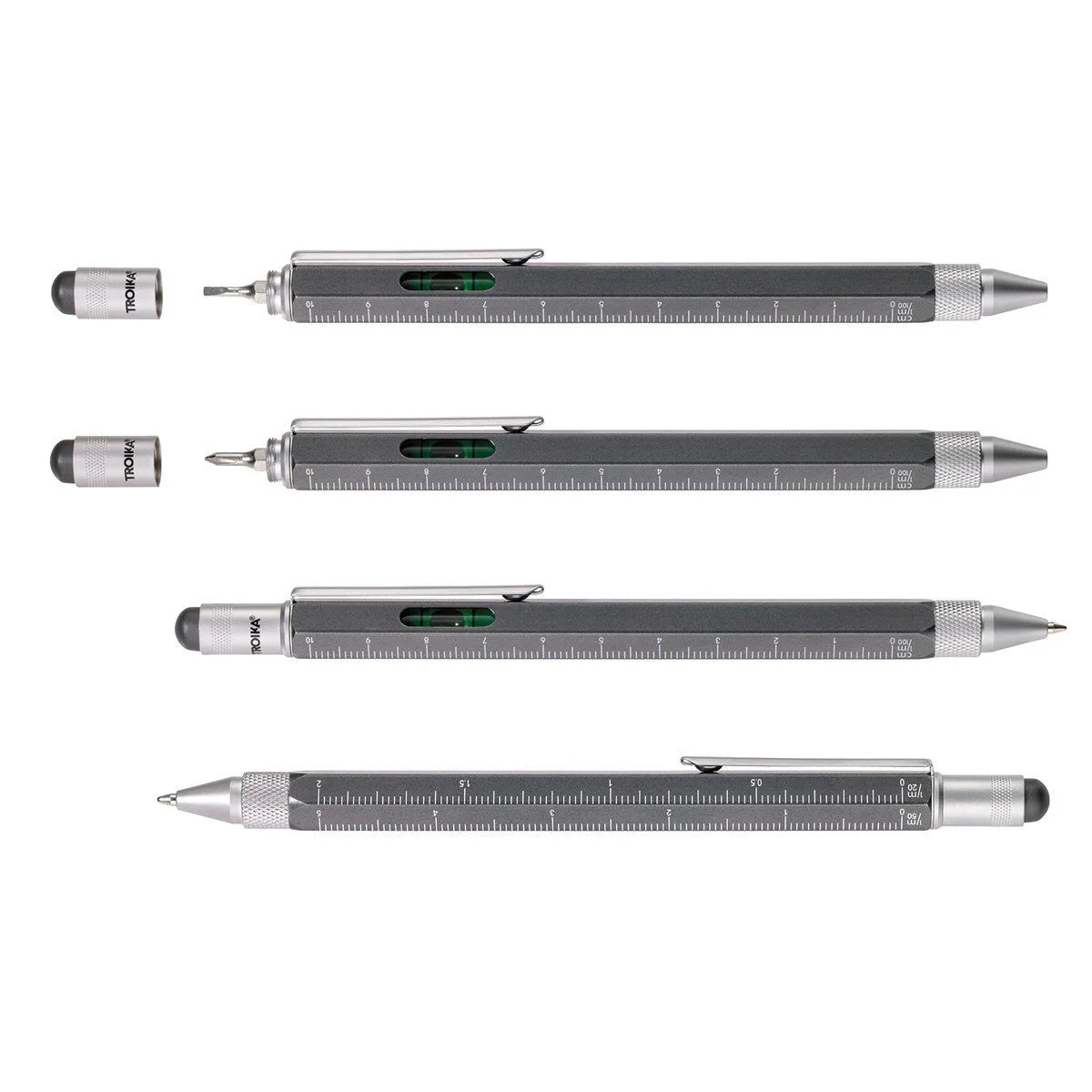 Troika CONSTRUCTION multitasking pen titanium grey