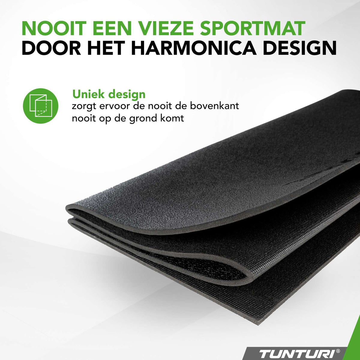 Tunturi Outdoor Fitness Mat accordion folded design
