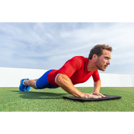 Tunturi Outdoor Fitness Mat used for outdoor workout
