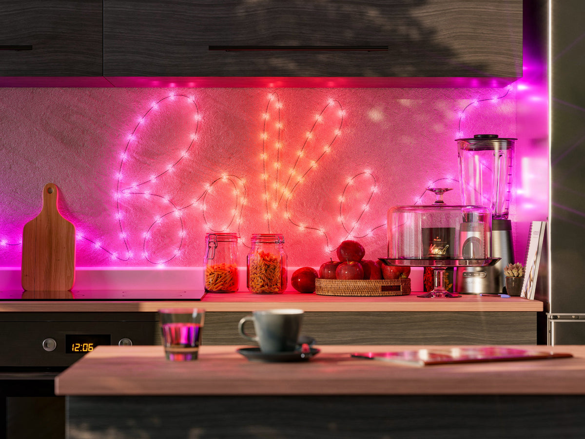 Twinkly Stars smart decorative lights in a home interior