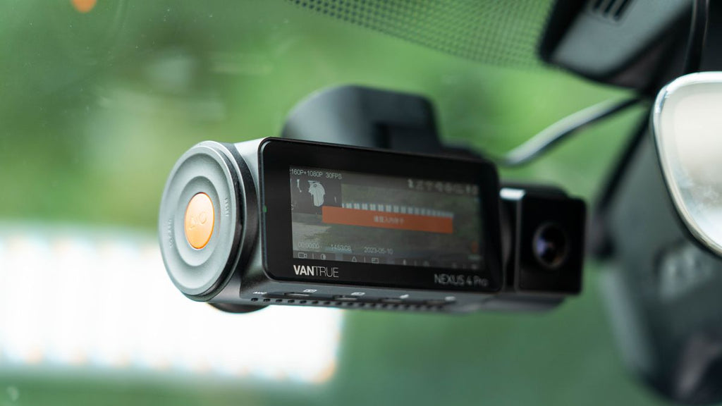 Vantrue N4 Pro dash cam installed in vehicle