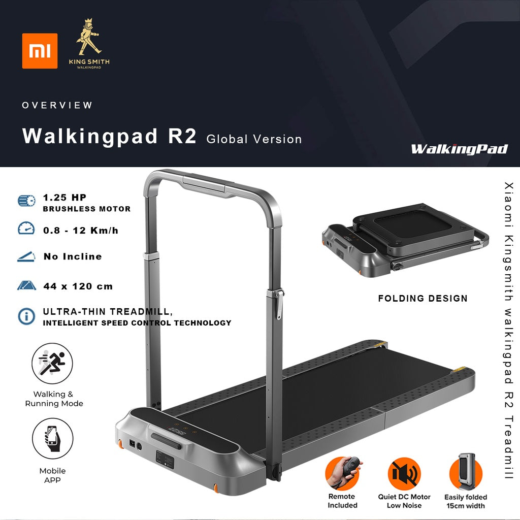 WalkingPad R2 foldable treadmill product overview